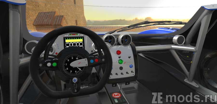 мод Pagani Zonda Revo Barchetta для Assetto Corsa