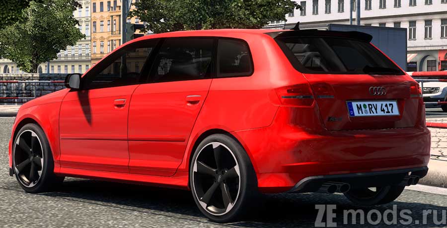 мод Audi RS3 Sportback 2011 8P для Euro Truck Simulator 2