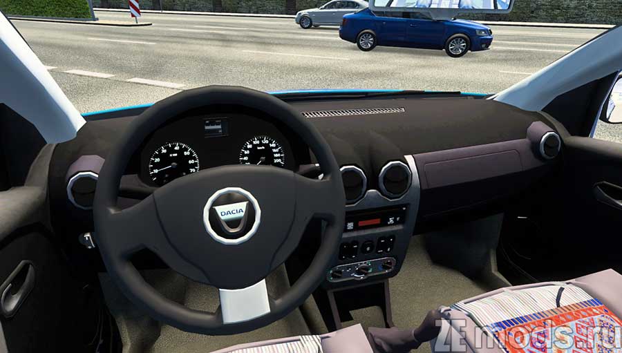 мод Dacia Sandero для Euro Truck Simulator 2