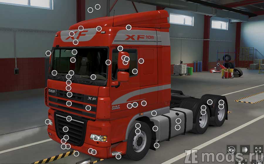 мод DAF XF 105 для Euro Truck Simulator 2