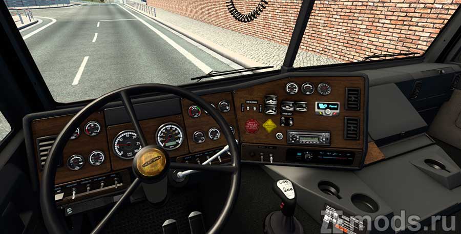 мод Freightliner FLB для Euro Truck Simulator 2