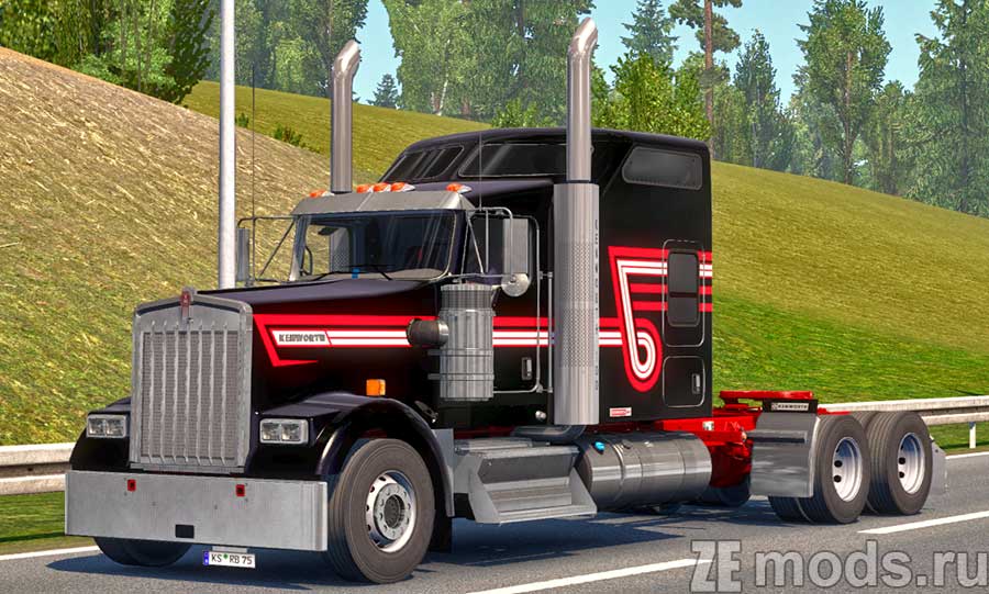 Kenworth W900 Limited Edition для Euro Truck Simulator 2 (1.47)