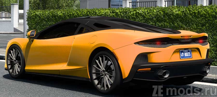мод McLaren GT 2020 для Euro Truck Simulator 2