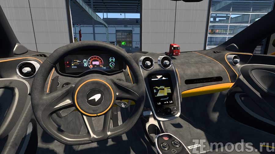 мод McLaren GT 2020 для Euro Truck Simulator 2