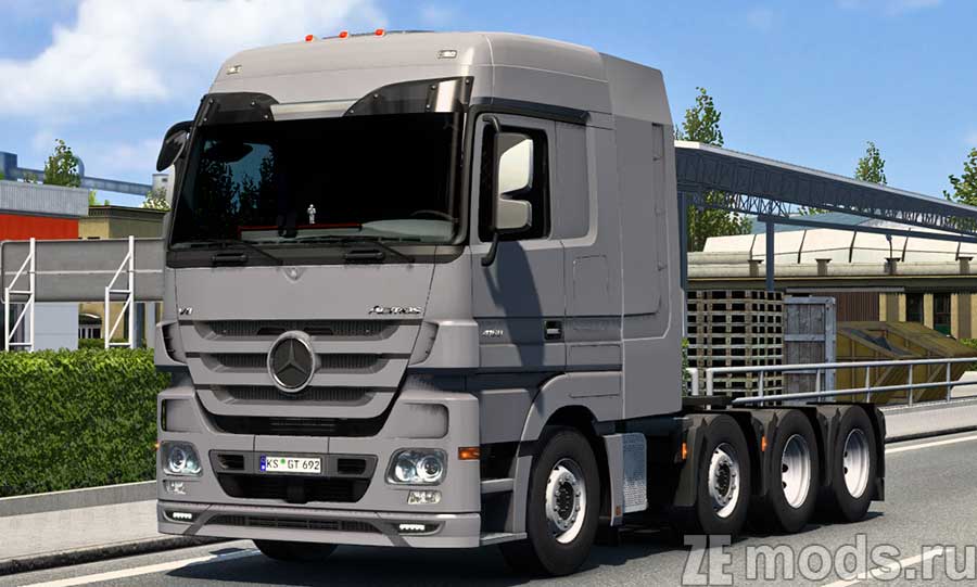 Mercedes-Benz Actros MP3 Reworked для Euro Truck Simulator 2 (1.47)