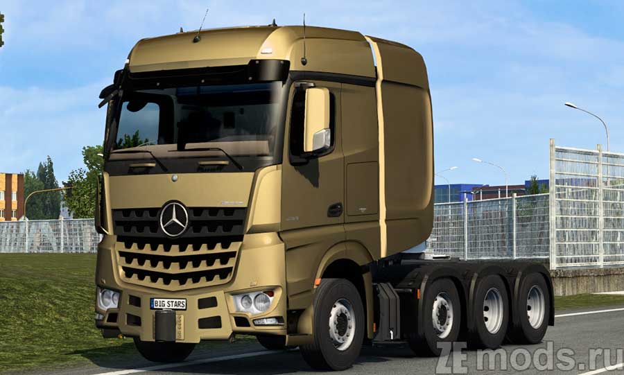 Mercedes-Benz Big Stars Actros/Arocs SLT для Euro Truck Simulator 2 (1.48)