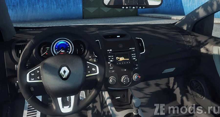 мод Renault Megane IV для Euro Truck Simulator 2