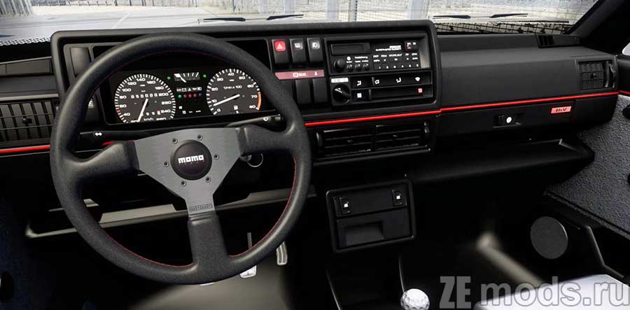 мод Volkswagen Golf GTI 16V Mk2 для Euro Truck Simulator 2