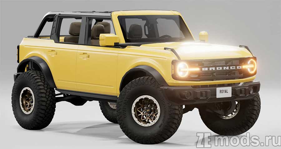 мод Ford Bronco 2023 для BeamNG.drive