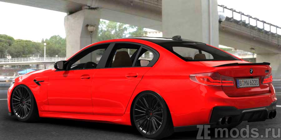 мод BMW F90 M5 ZED Edition для Assetto Corsa