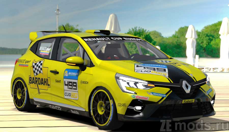 Renault Clio CUP 2022 для Assetto Corsa