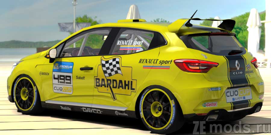 мод Renault Clio CUP 2022 для Assetto Corsa