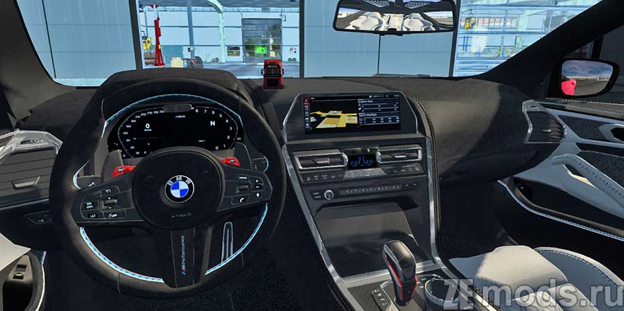 мод BMW M8 G16 2022 для Euro Truck Simulator 2