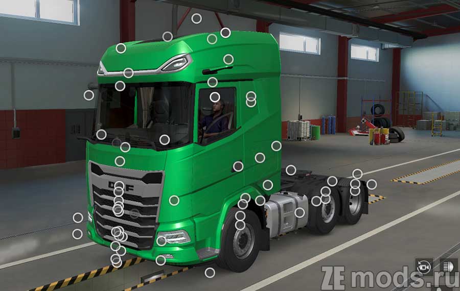 мод DAF 2021 Reworked для Euro Truck Simulator 2