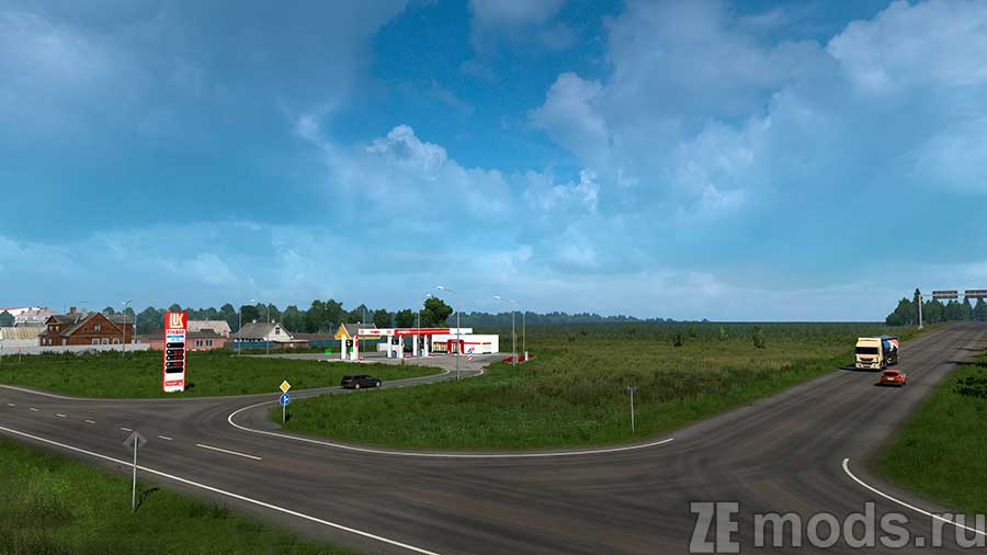 Карта "Киров и Кировская область" для Euro Truck Simulator 2 (1.47)