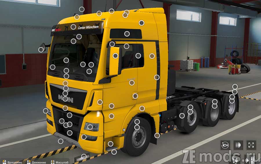 мод MAN TGX E6 для Euro Truck Simulator 2