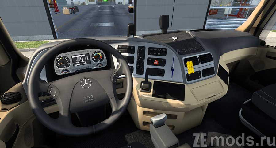 мод Mercedes-Benz Actros MP2 для Euro Truck Simulator 2