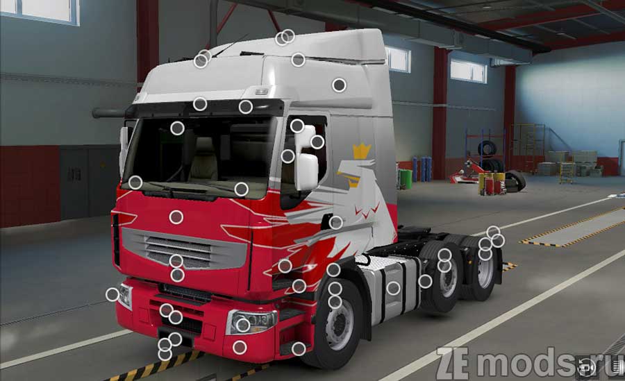 мод Renault Premium Reworked для Euro Truck Simulator 2