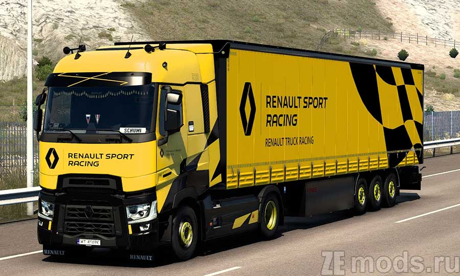 Renault T Reworked для Euro Truck Simulator 2 (1.48)