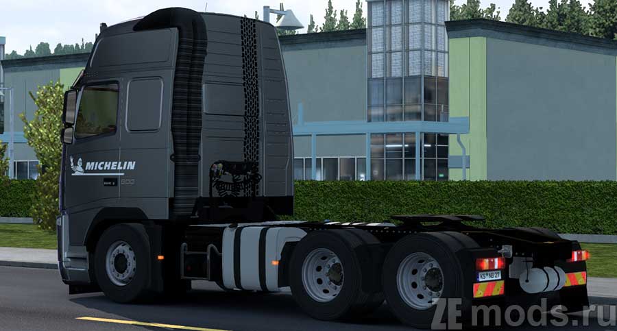 Volvo FH 2016 Black Interior v1.0 для Euro Truck Simulator 2 (1.45.x)