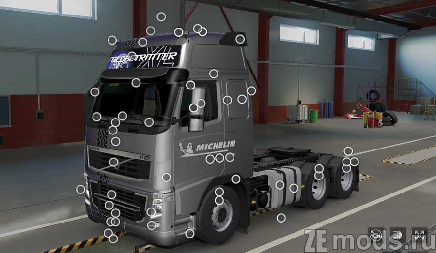 мод Volvo FH16 2009 Reworked для Euro Truck Simulator 2