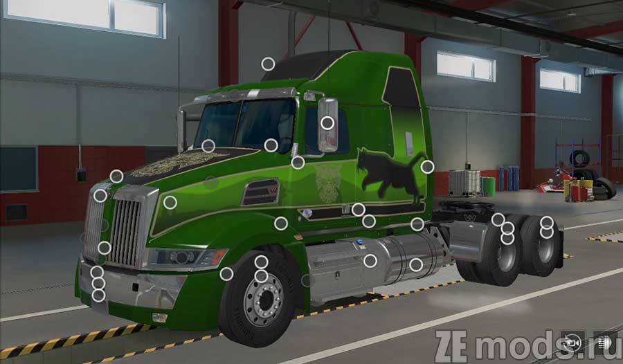 мод Western Star 5700XE для Euro Truck Simulator 2