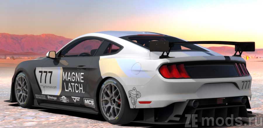 мод Ford Mustang 777 для Assetto Corsa