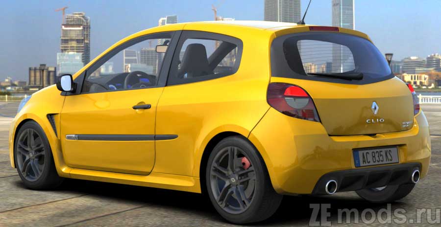 мод Renault Clio RS 200 Cup для Assetto Corsa