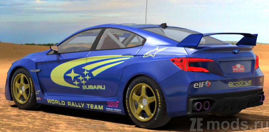 мод Subaru Impreza STi Rally Concept для Assetto Corsa