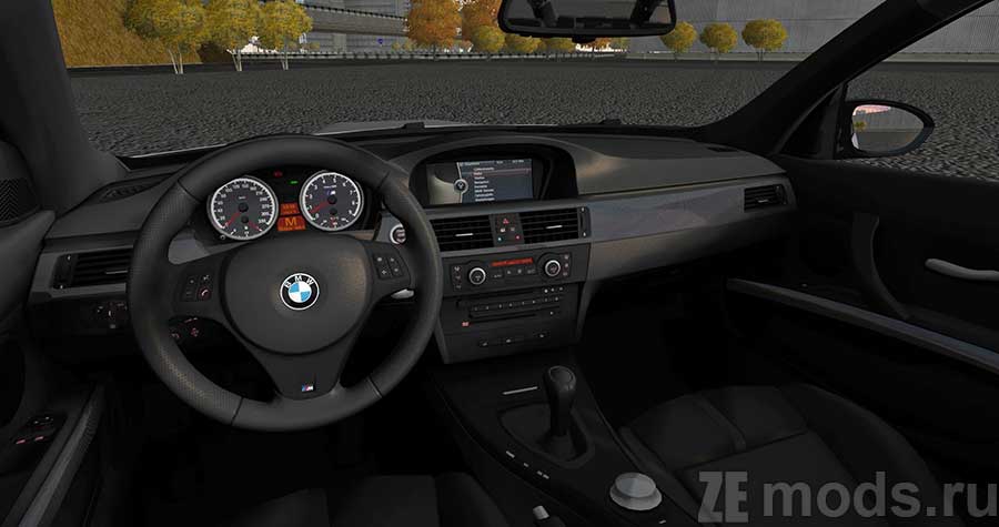 мод BMW M3 E92 2009 для City Car Driving 1.5.9.2