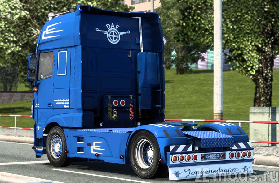 мод DAF XF 116 De Vries + прицеп для Euro Truck Simulator 2