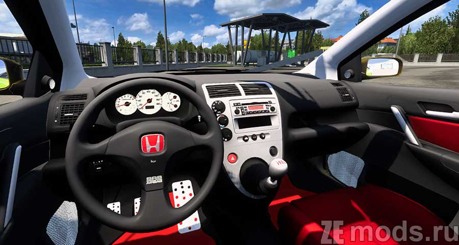 мод Honda Civic EP3 Typer для Euro Truck Simulator 2