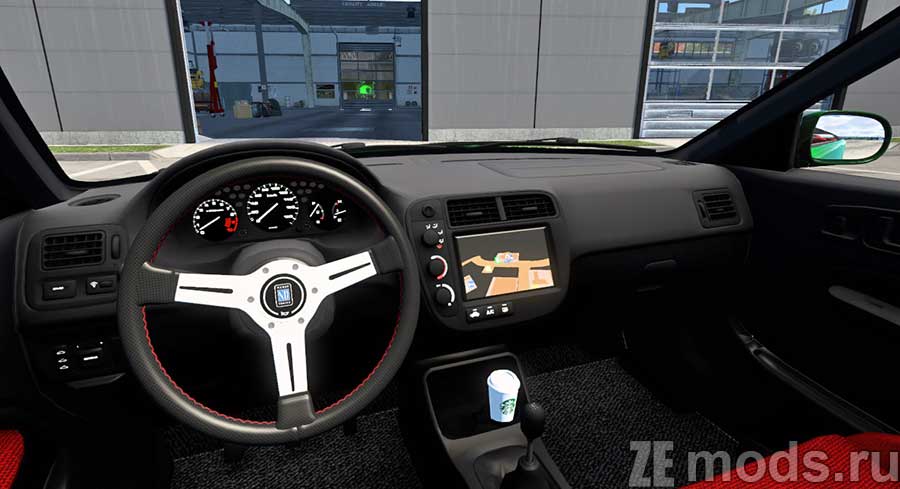 мод Honda Civic Si для Euro Truck Simulator 2