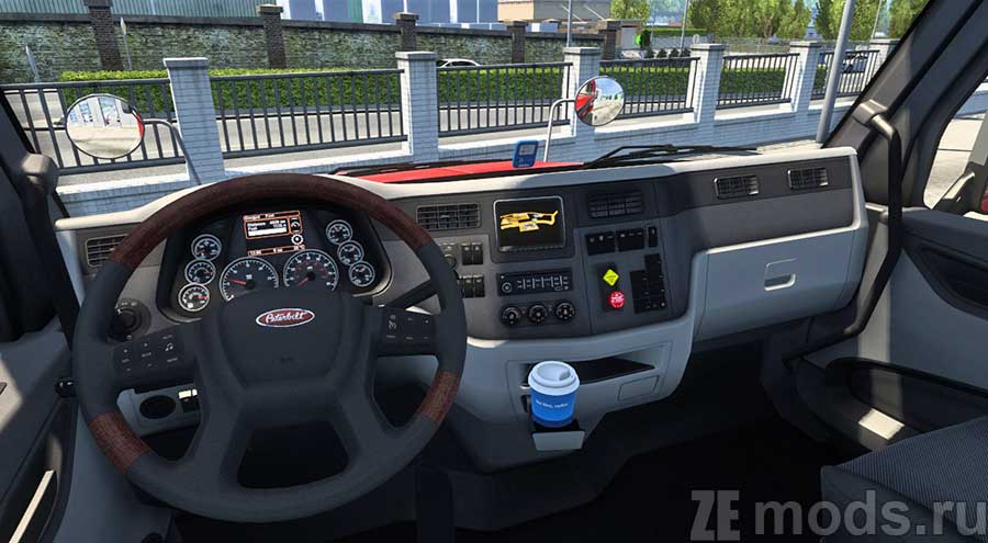 мод Peterbilt 579 для Euro Truck Simulator 2