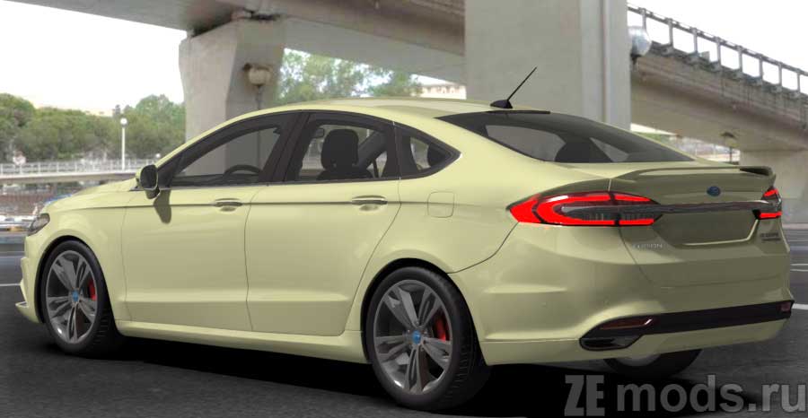 мод Ford Fusion 2017 для Assetto Corsa