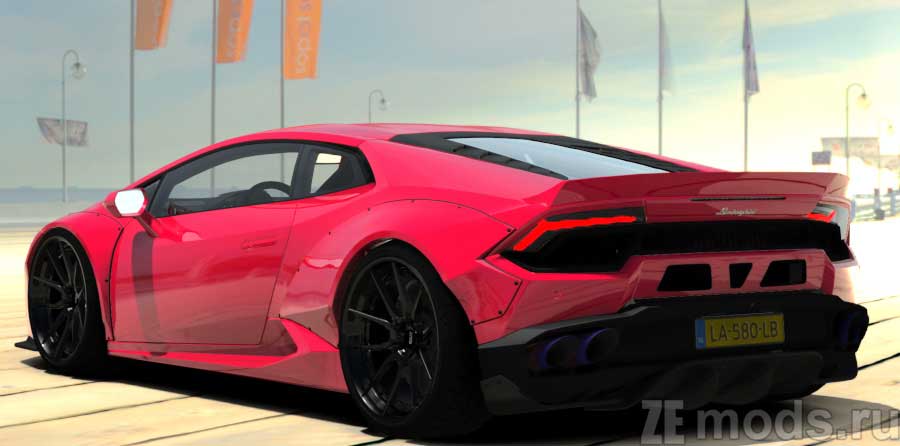 мод Lamborghini Huracan LP580-2 LBW для Assetto Corsa