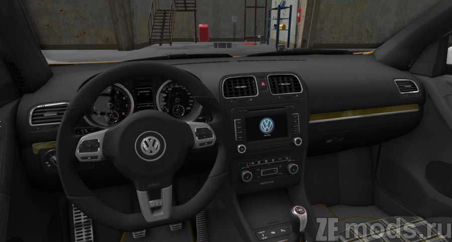 мод Volkswagen Golf MK6 GTI для Assetto Corsa