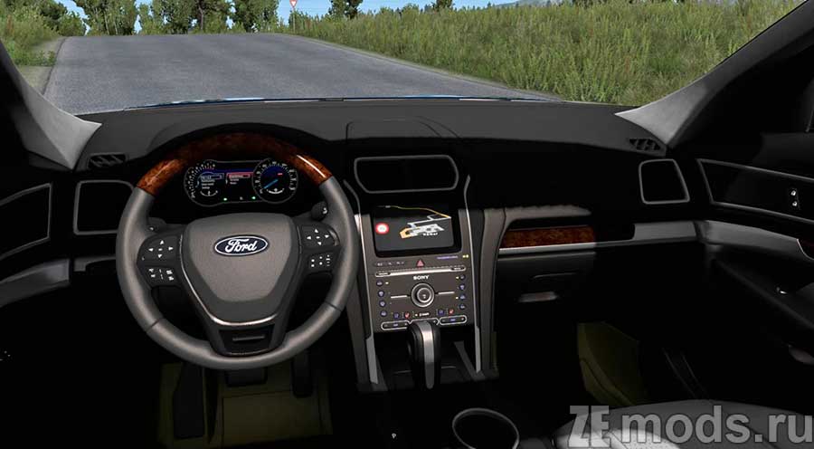 мод Ford Explorer Platinum 2019 для Euro Truck Simulator 2