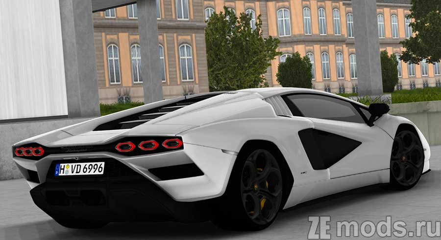 мод Lamborghini Countach LPI 800-4 2022 для Euro Truck Simulator 2