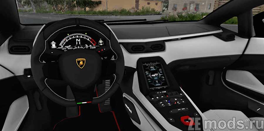 мод Lamborghini Countach LPI 800-4 2022 для Euro Truck Simulator 2