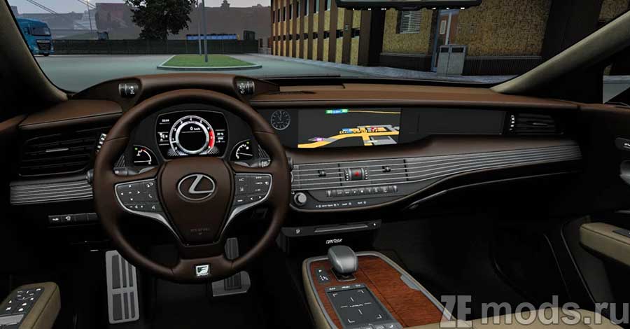 мод Lexus LS 500 F-Sport 2018 для Euro Truck Simulator 2