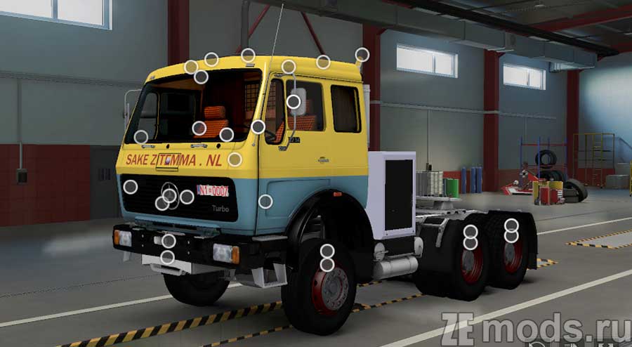 мод Mercedes-Benz 1632NG для Euro Truck Simulator 2