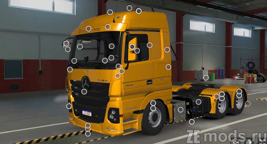 мод Mercedes-Benz Actros 2651 для Euro Truck Simulator 2