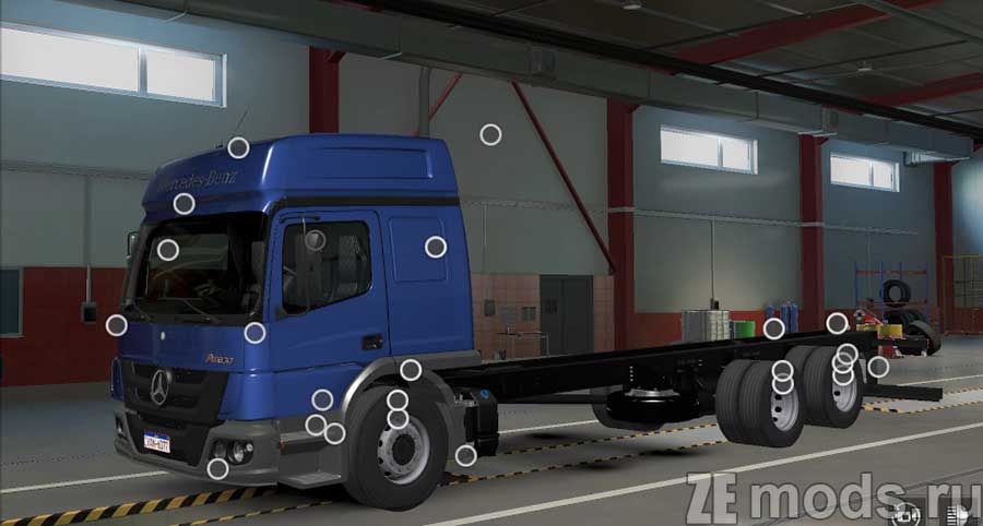 мод Mercedes-Benz Atego для Euro Truck Simulator 2