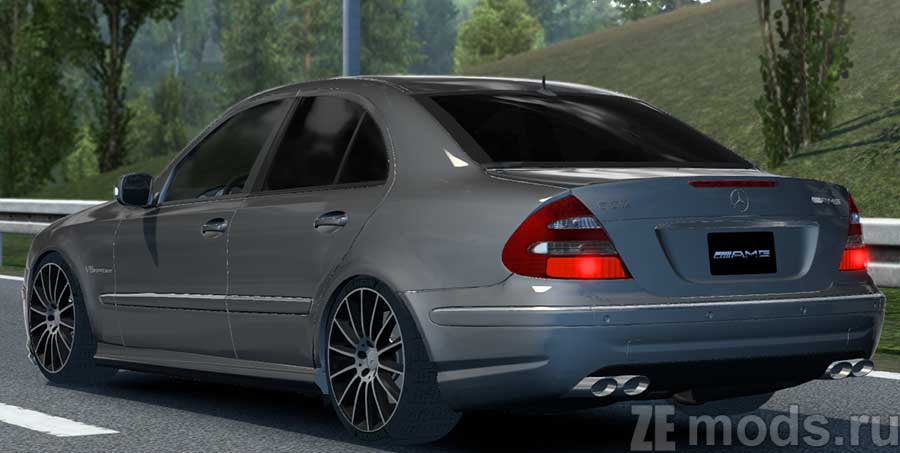 мод Mercedes-Benz E55 AMG W211 для Euro Truck Simulator 2