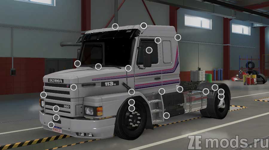 мод Scania 113H Topline для Euro Truck Simulator 2