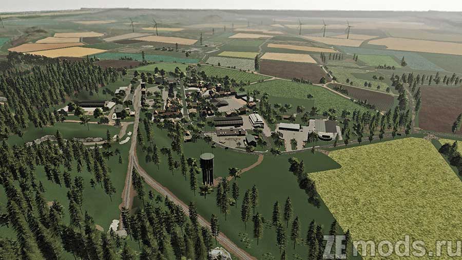 Карта "Osiek" для Farming Simulator 2019