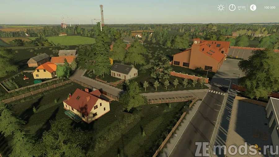 Карта "Wysokie Brodno 4x" для Farming Simulator 2019