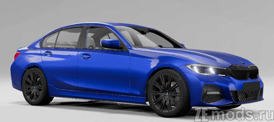мод BMW 3-Series 2018 G20 для BeamNG.drive