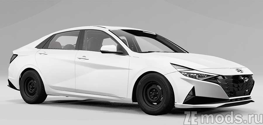 мод Hyundai Elantra 2022 для BeamNG.drive